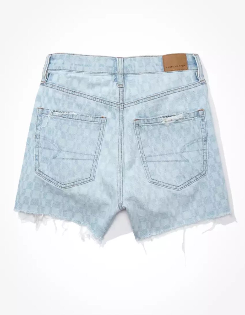 Shorts American Eagle AE Denim Highest Taille '90s Boyfriend Indigo Clair Femme | ZYB-27882497